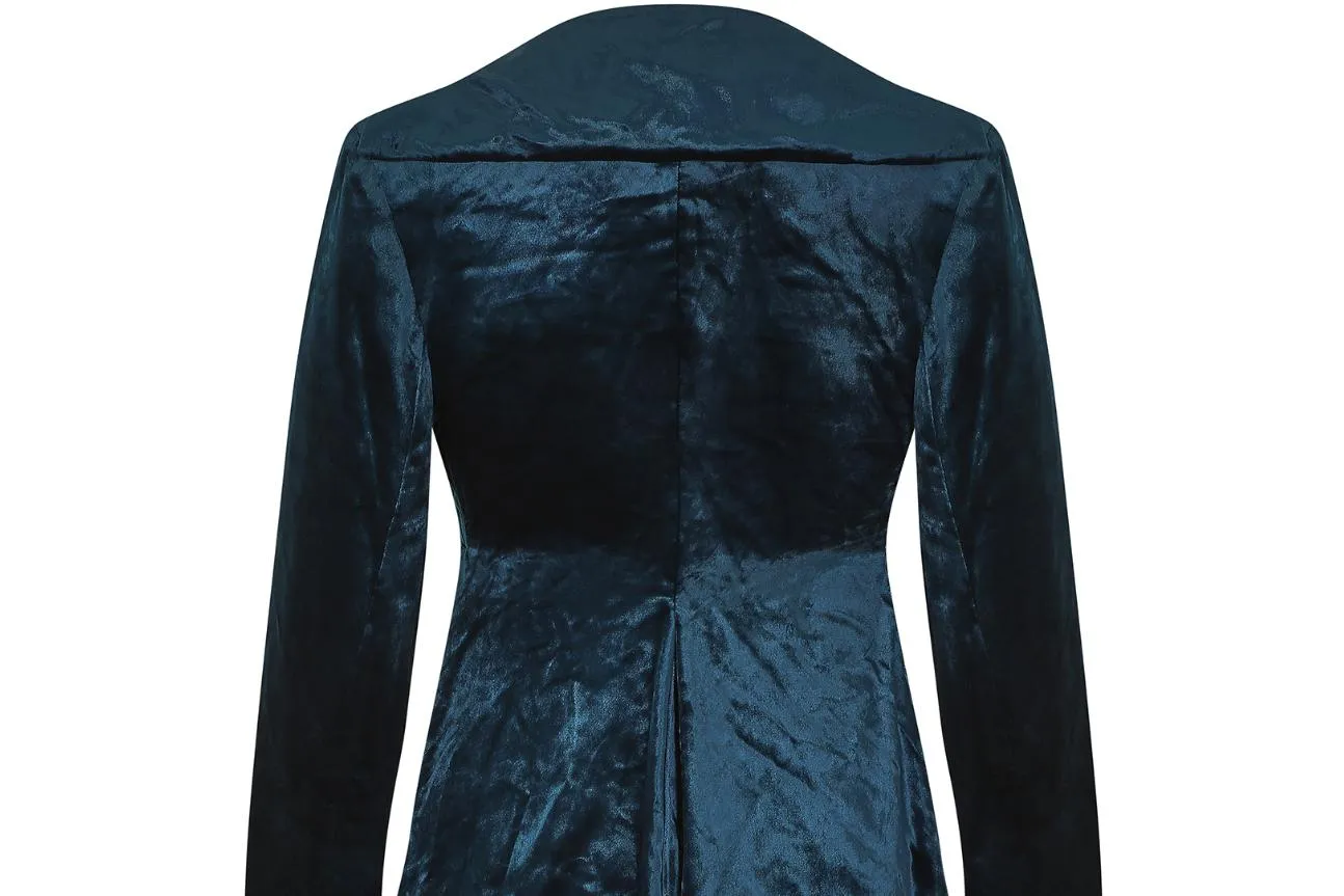 1994 'On Liberty' Vivienne Westwood Couture Velvet Frock Coat