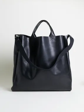 2 Way Tote Bag L in Black