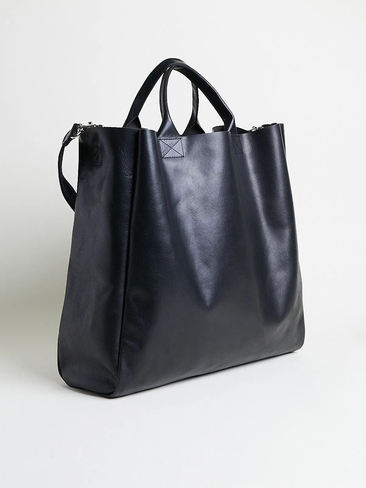 2 Way Tote Bag L in Black