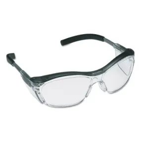 3M™ Nuvo™ Safety Eyewear, Clear Lens, Anti-Fog, HC, Translucent Gray Frame, Nylon, 11411-00000-20