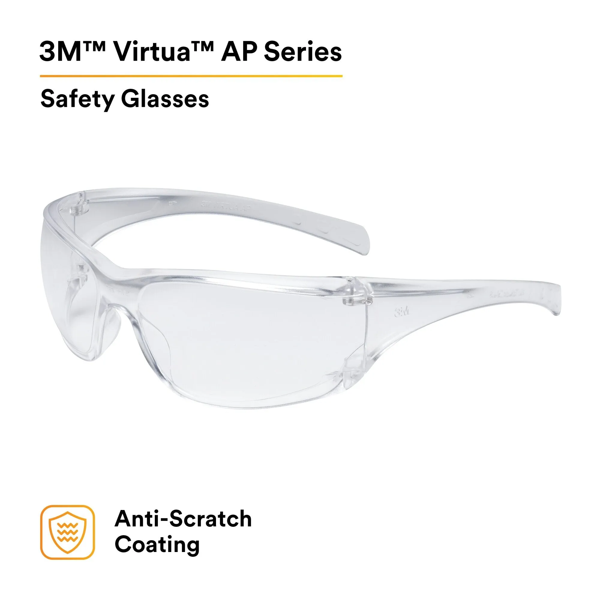 3M Virtua AP Protective Eyewear 11819-00000-20, Clear Hard Coat Lens