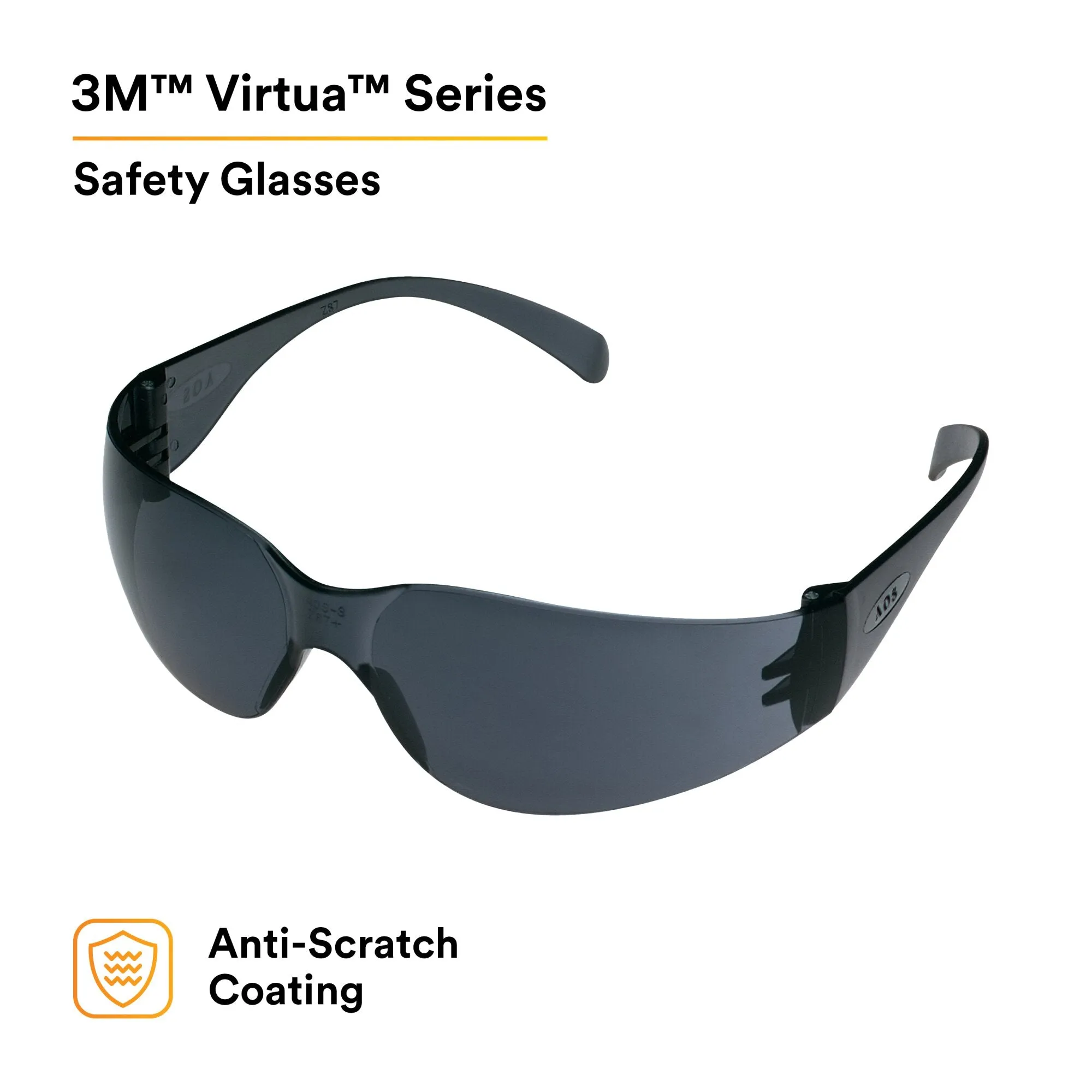 3M Virtua Protective Eyewear 11327-00000-20 Gray Hard Coat Lens