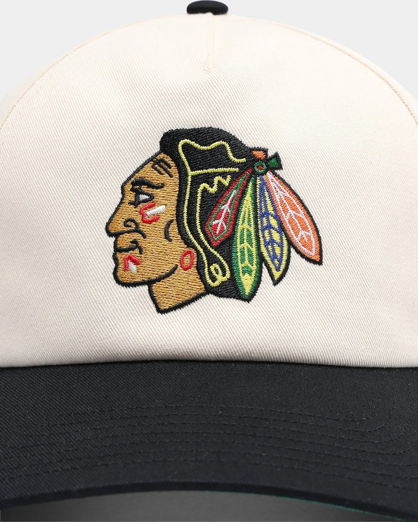 47 Brand Chicago Blackhawks Nantasket Snapback Natural/Black