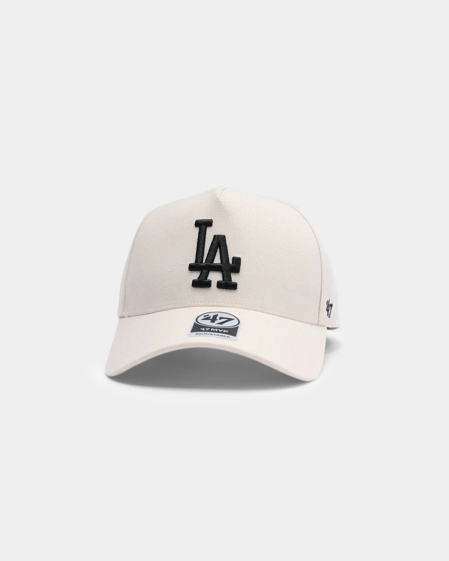 47 Brand Men's Los Angeles Dodgers Replica MVP DT Snapback Natural/Black