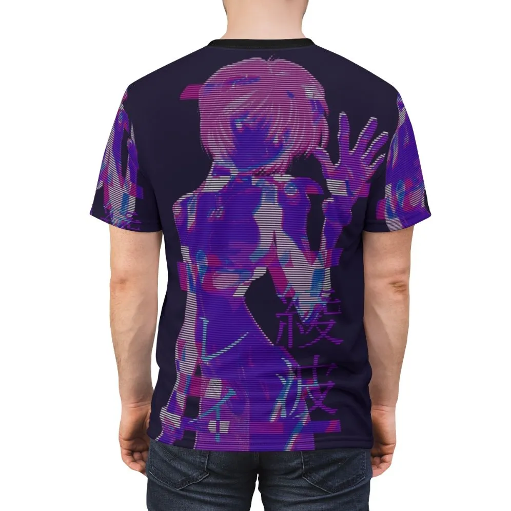 Aesthetic Vaporwave-Inspired Evangelion T-Shirt