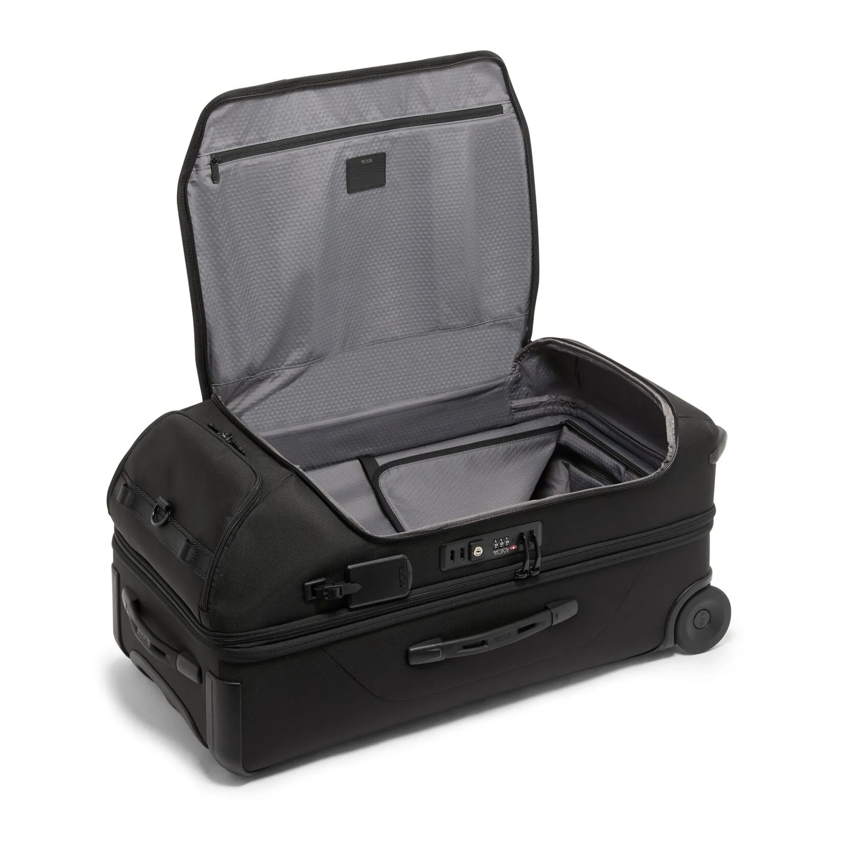 ALPHA BRAVO Wheeled Duffel Exp P/C - Black