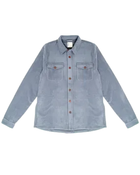 Aspen Shirt Jacket in Azure Heather