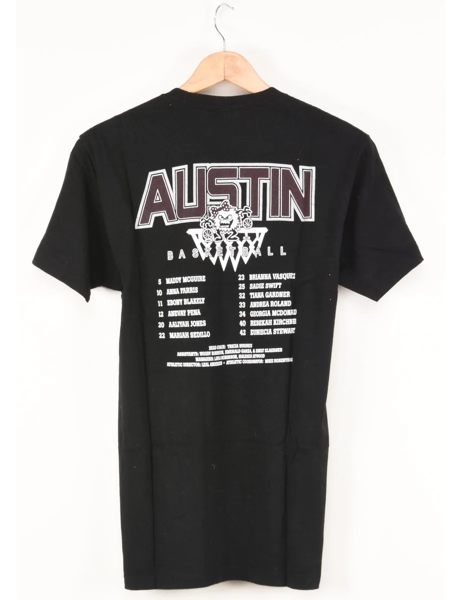 Austin Basketball Playoffs Printed T-shirt - L