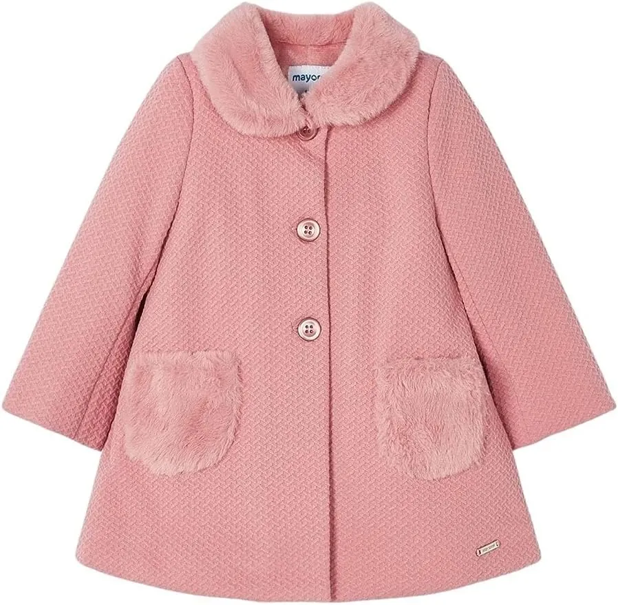 Baby Girls Structured Knit Coat | Mayoral