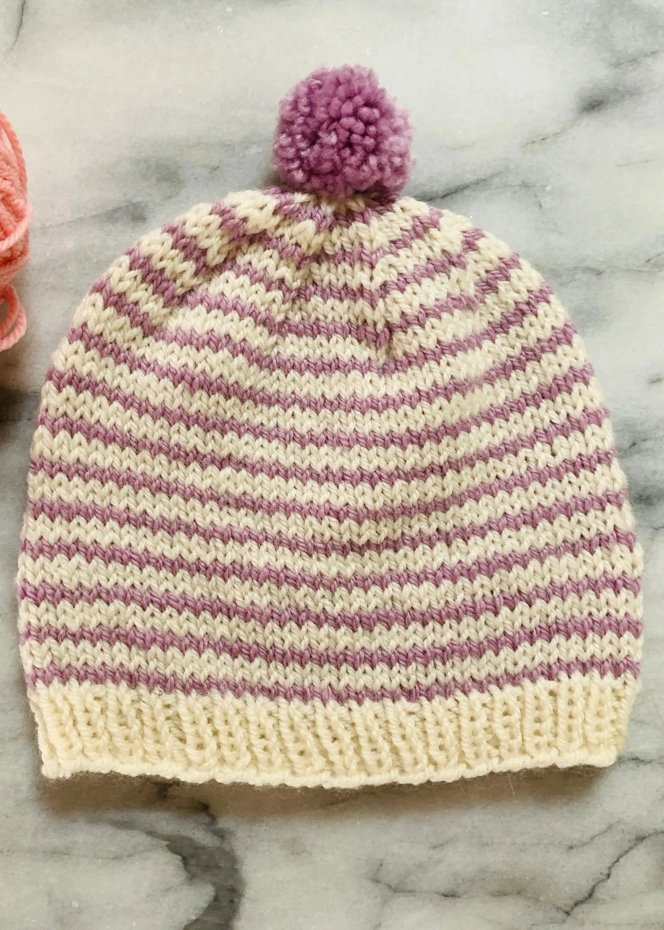 Baby Stripes Hat Pattern