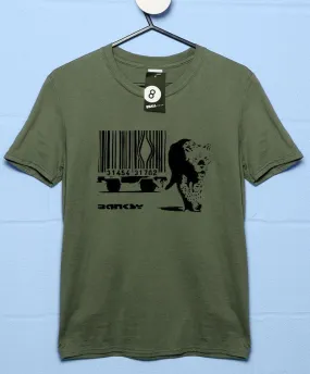 Banksy Barcode Big Cat T-Shirt