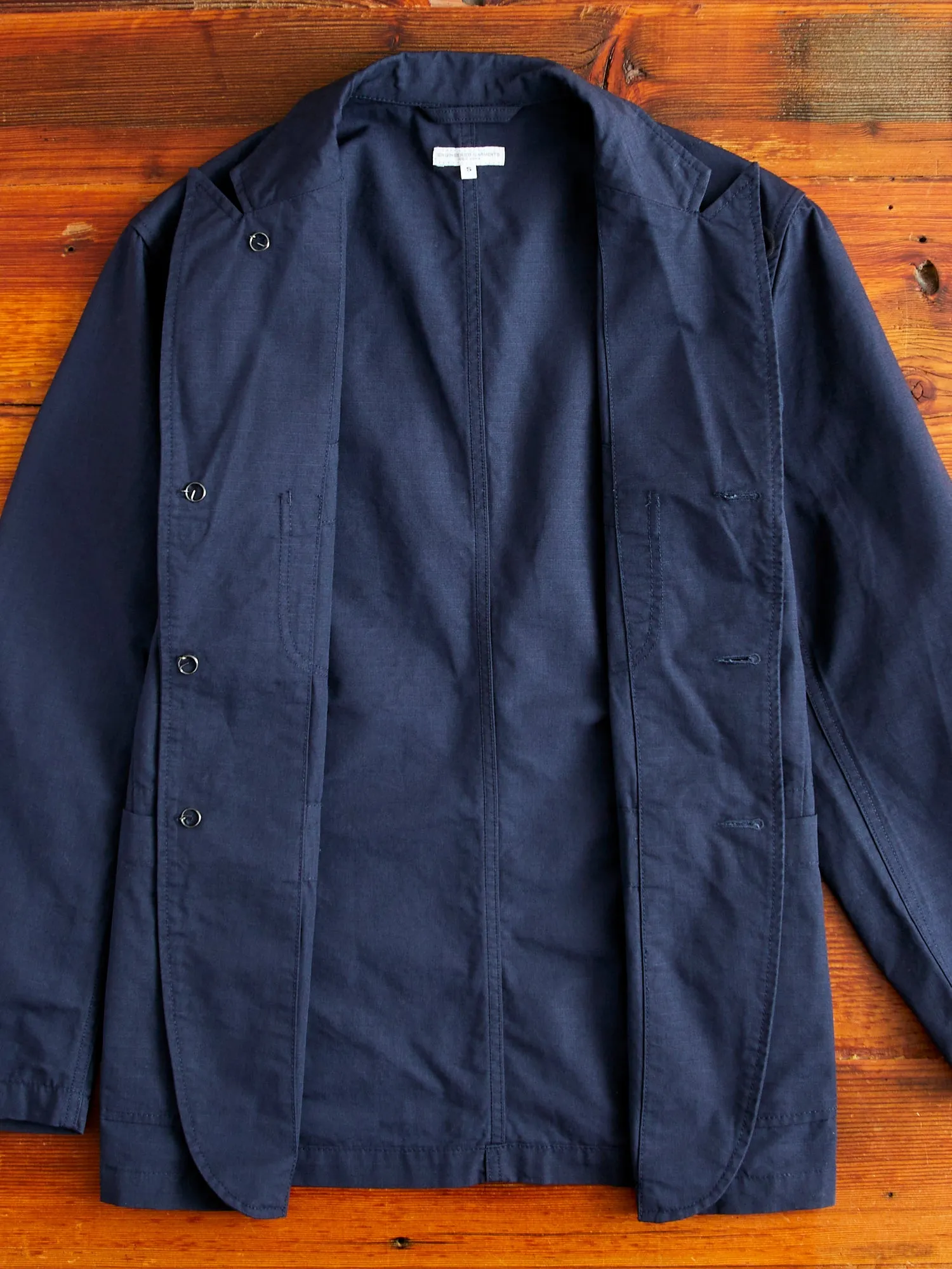 Bedford Jacket in Dark Navy Cotton Ripstop