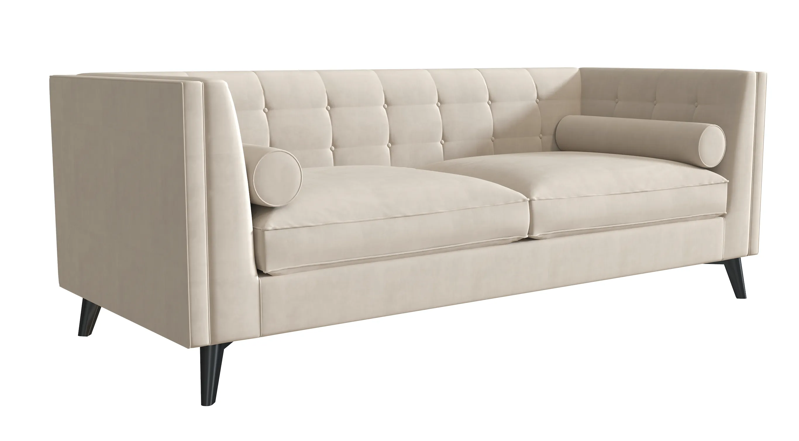 Bespoke Miami Velvet and Chrome Luxe Sofa Collection - All Options