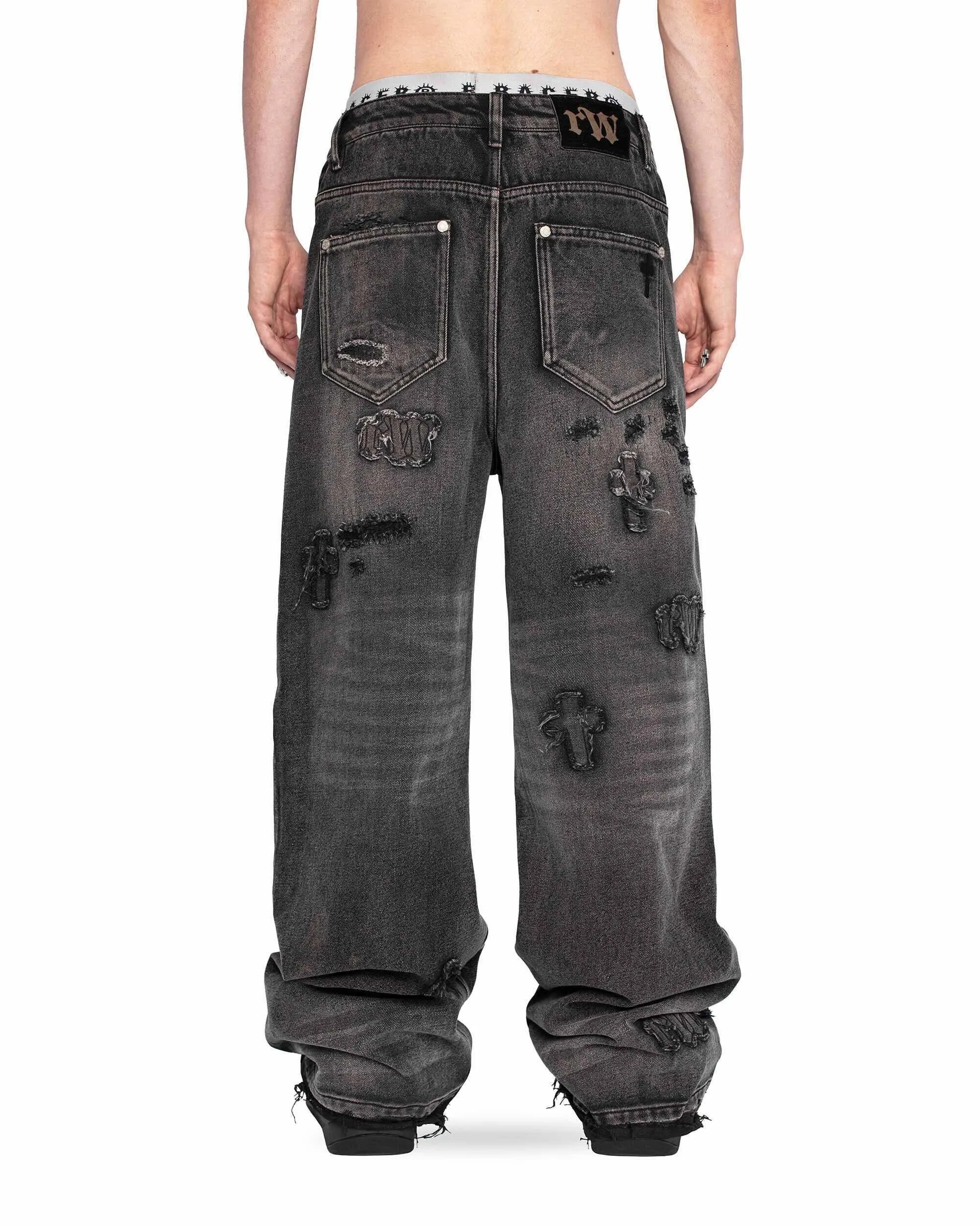 Black Ghost Cross Jeans