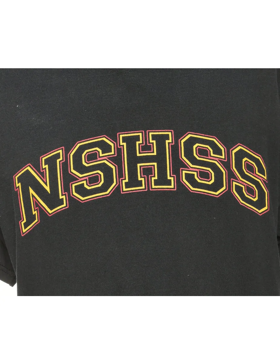 Black Nshss Printed T-shirt - M