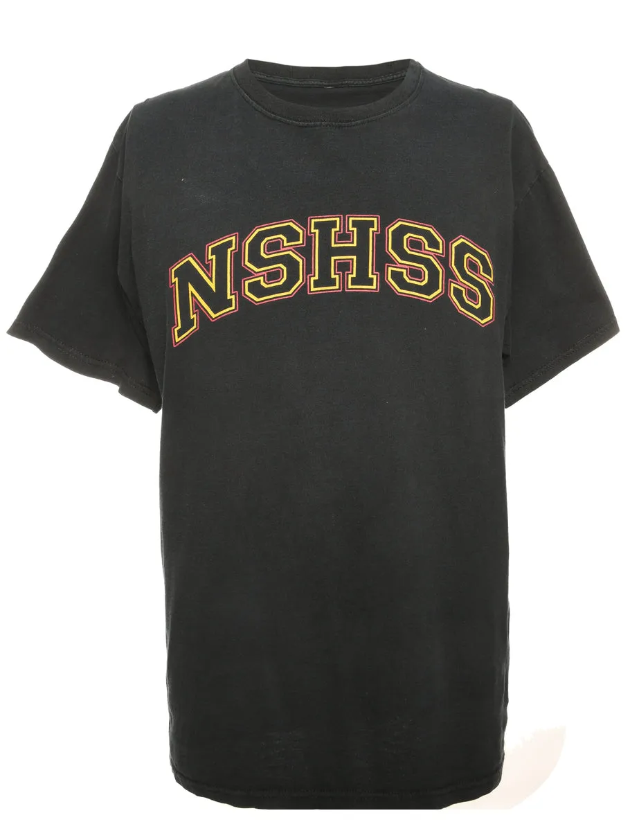 Black Nshss Printed T-shirt - M