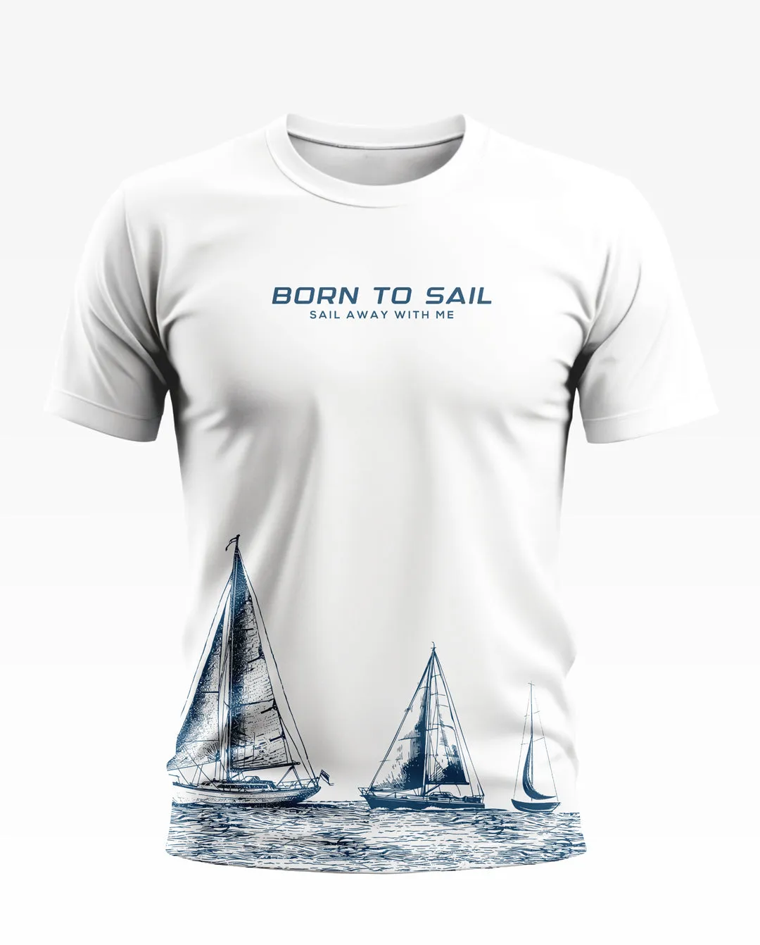 Born to sail Soft Cotton T-shirt