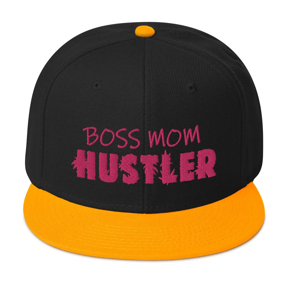 BOSS MOM HUSTLER Snapback Cap