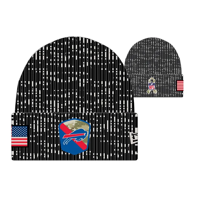 Buffalo Bills 2023 Salute To Service Sideline Knit Hat