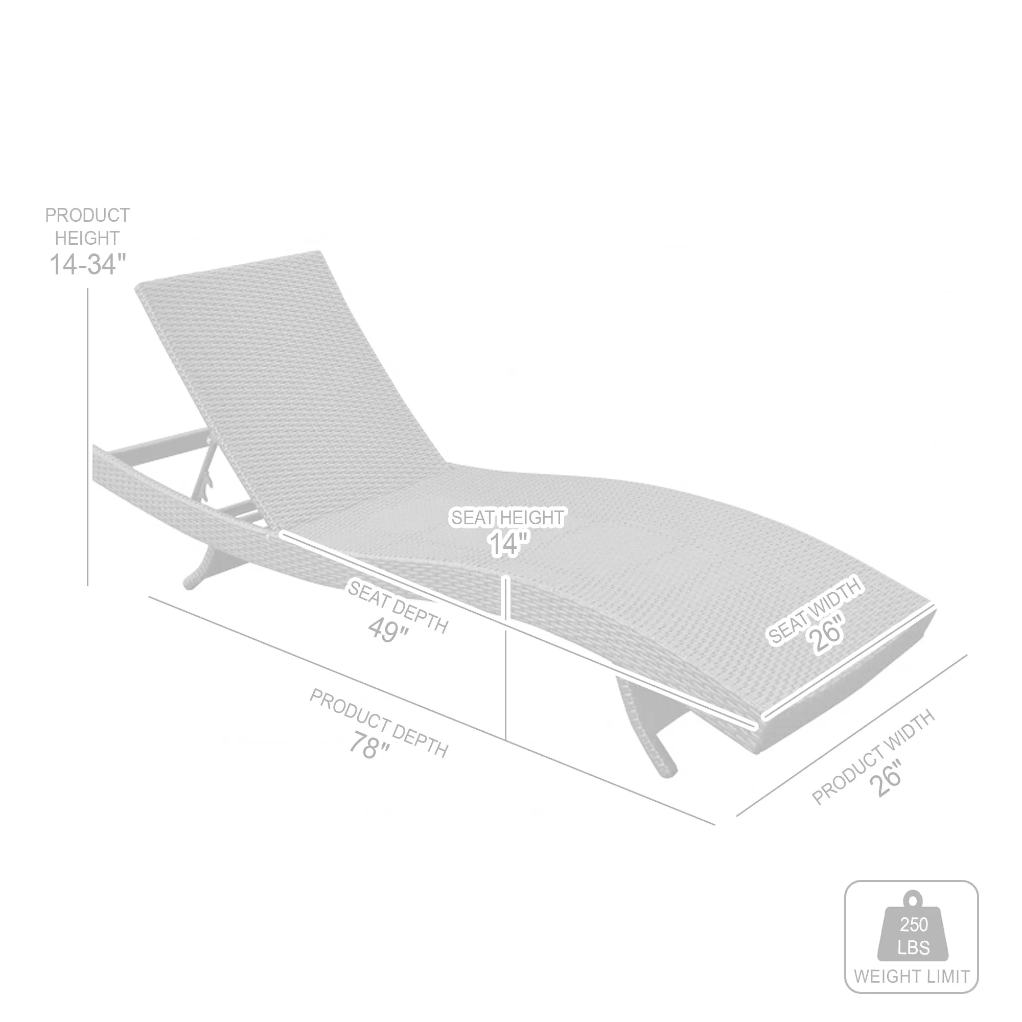 Cabana Outdoor Chaise Lounge