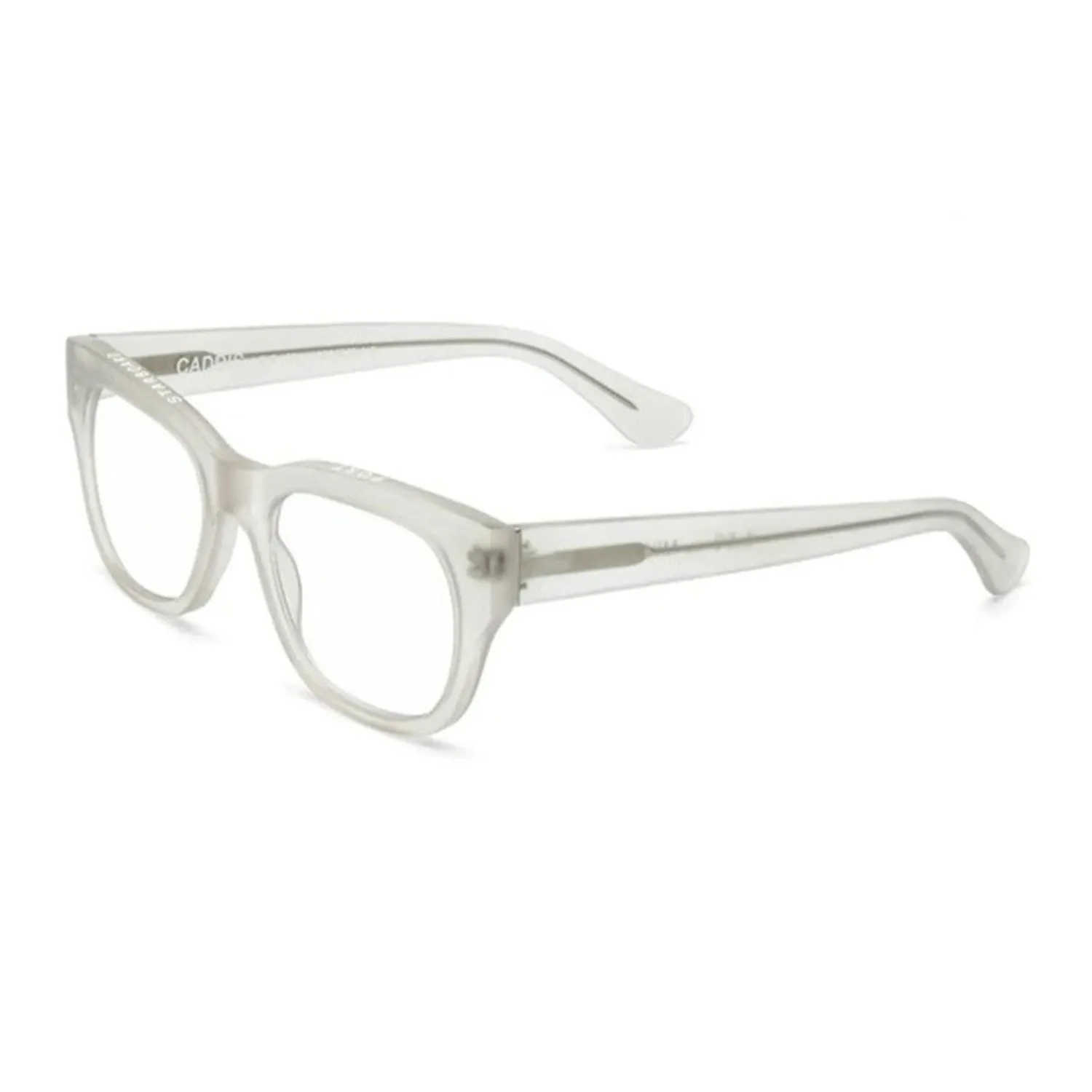 caddis | reading glasses | miklos fog matte clear - LC