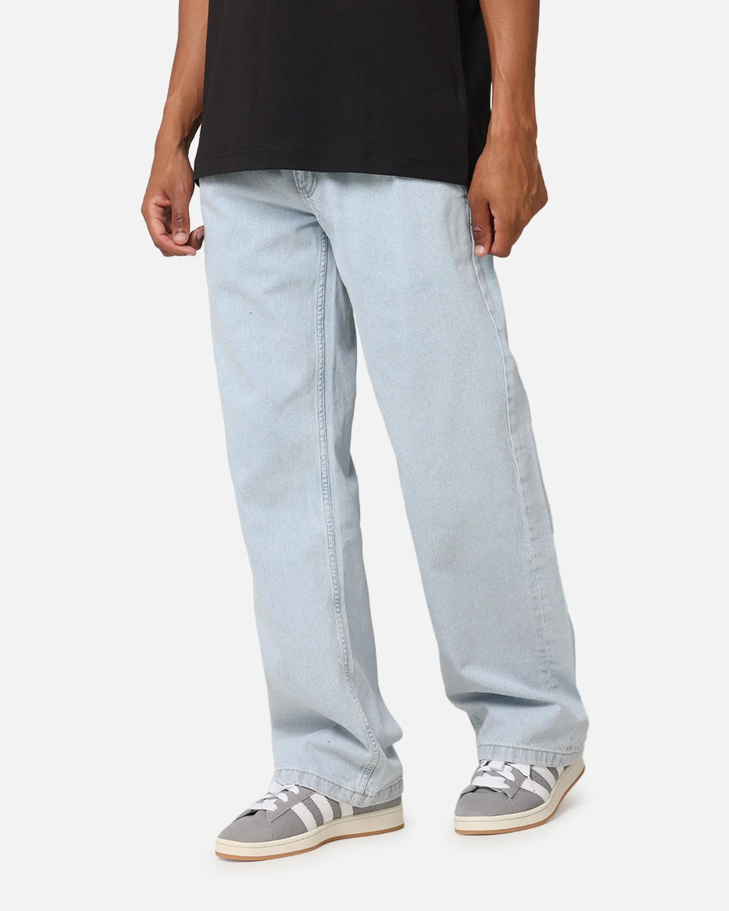 Calvin Klein 90's Loose Pleated Jeans Light Blue