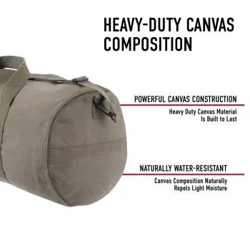 Canvas Shoulder Duffle Bag - 24 Inch