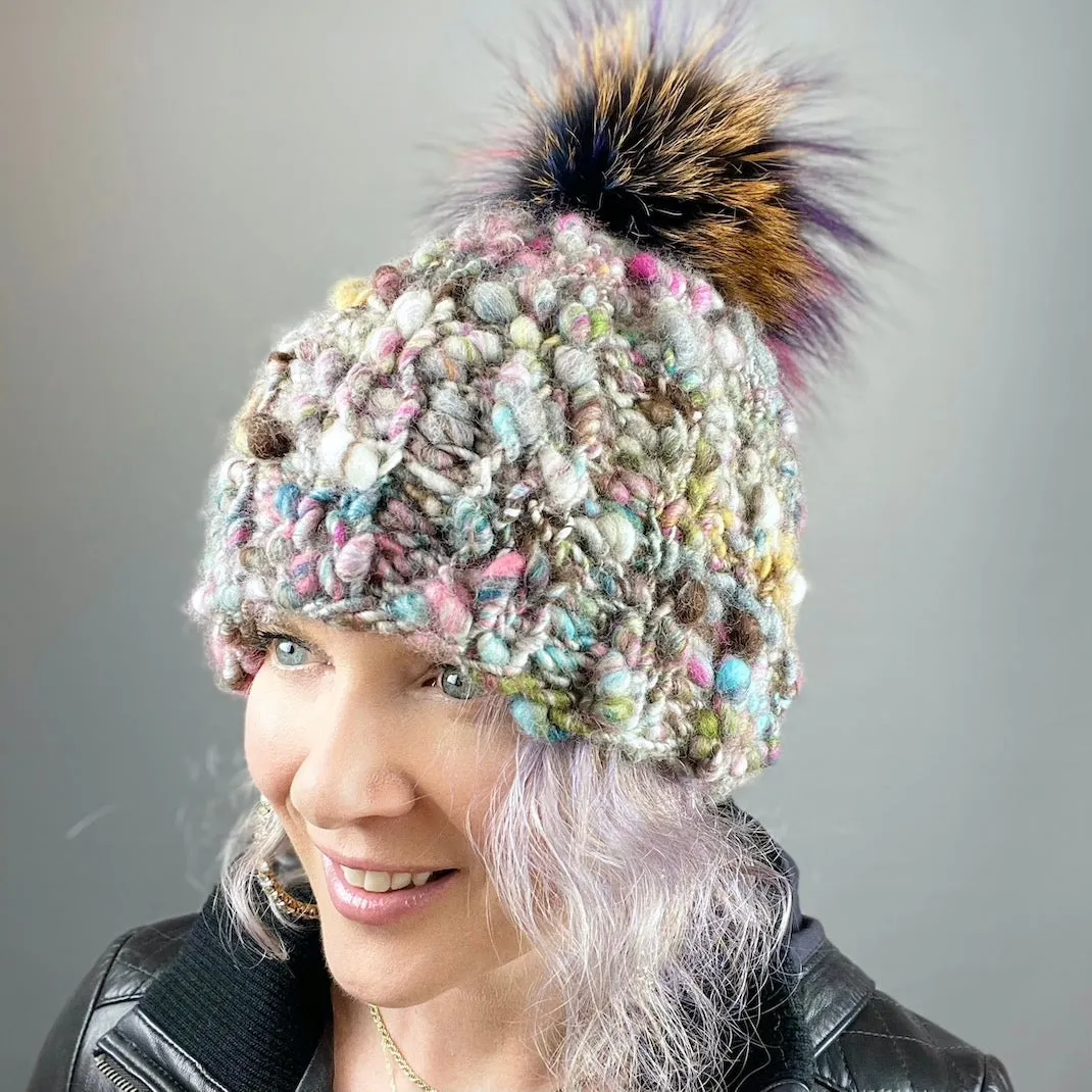 Cast Away Ribbed Hat Knitting Kit | Knit Collage Cast Away and Knitting Pattern (#363)