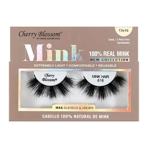 Cherry Blossom 3D 100% Real Mink Eyelashes