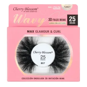 Cherry Blossom Wavy 3D Faux Mink Eyelashes 25mm