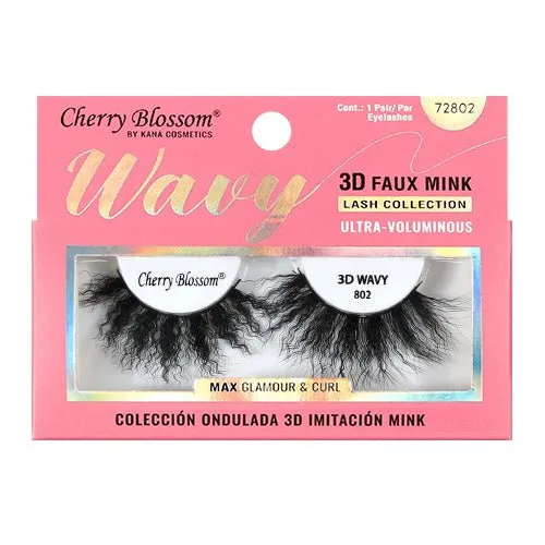 Cherry Blossom Wavy 3D Faux Mink Eyelashes