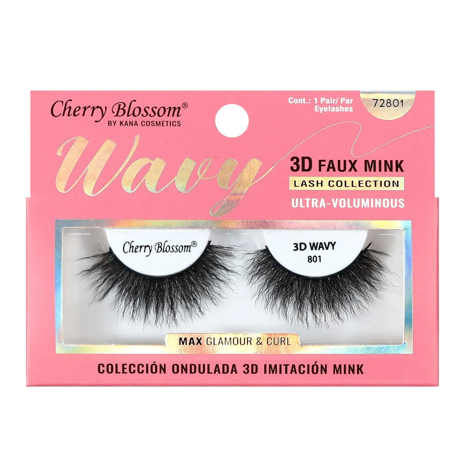 Cherry Blossom Wavy 3D Faux Mink Eyelashes