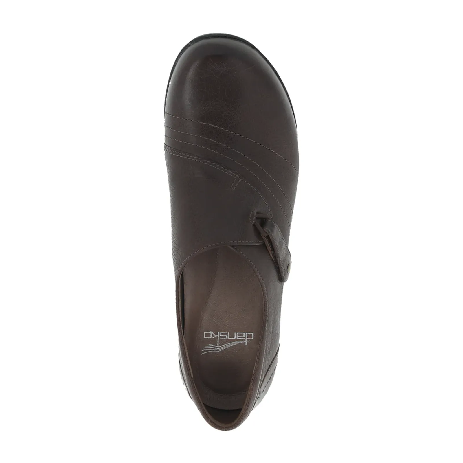 Dansko Franny Slip On (Women) - Chocolate Burnished Calf