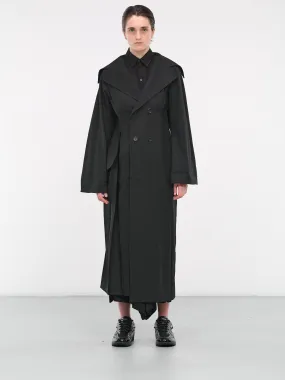 Deconstructed Tailored Coat (FJ-C65-103-1-02-BLACK)