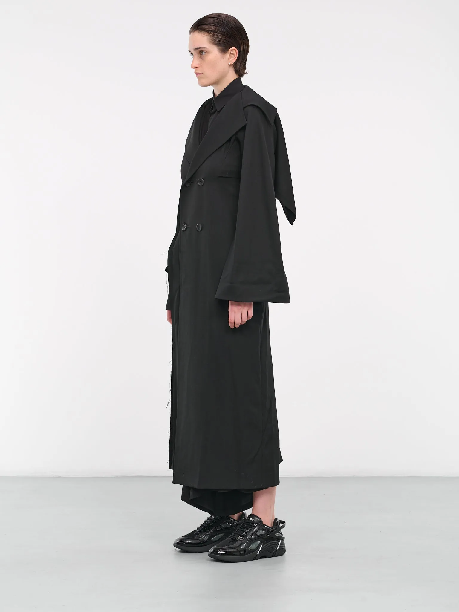 Deconstructed Tailored Coat (FJ-C65-103-1-02-BLACK)