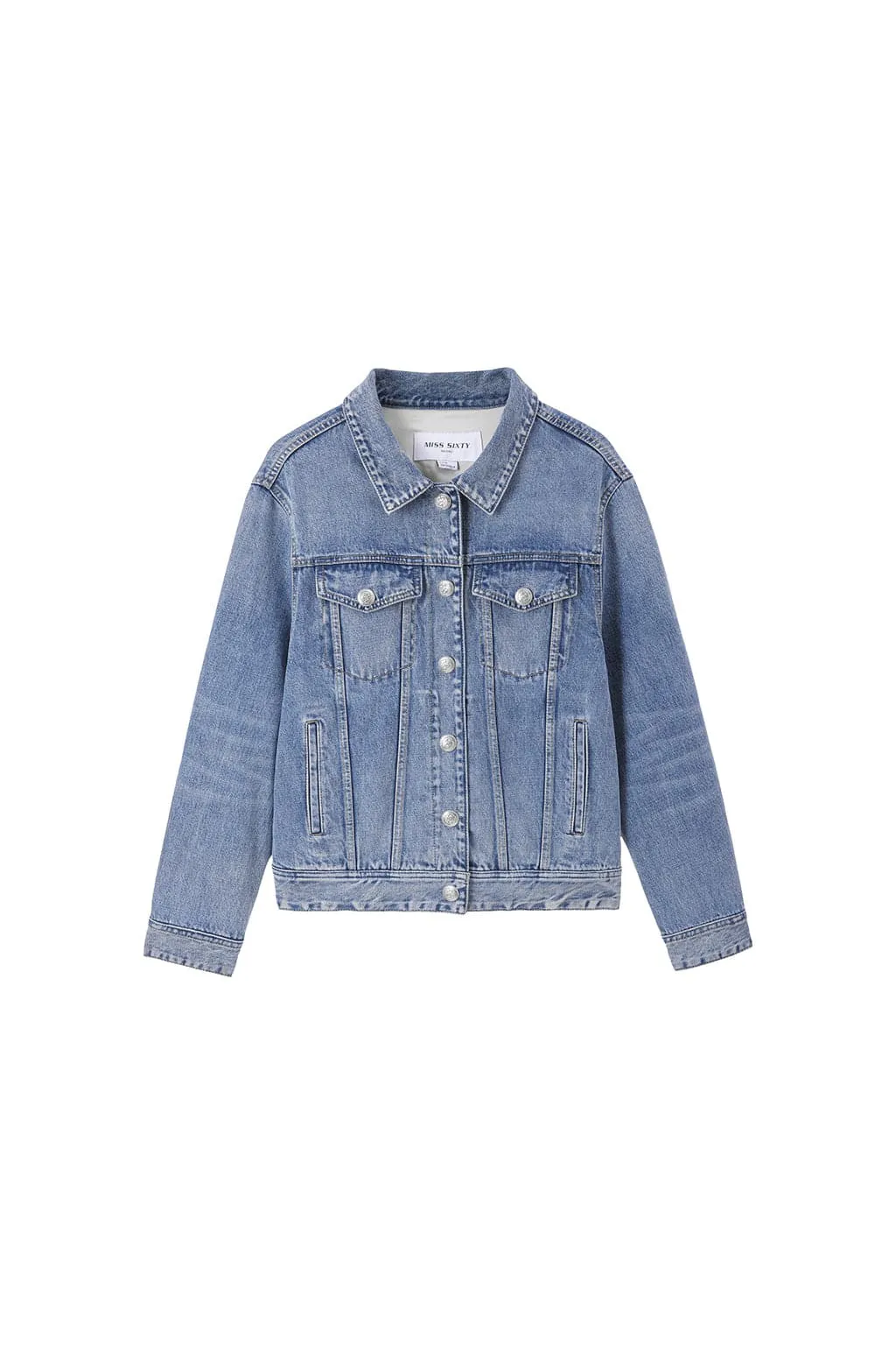 Delicate Embroidered Denim Jacket