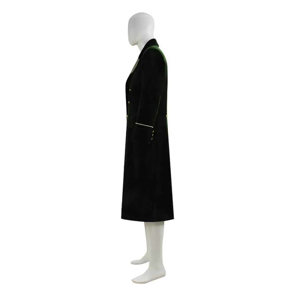 Doctor Who Eighth 8th Velvet Dark Green Coat Cosplay Costume Ideas