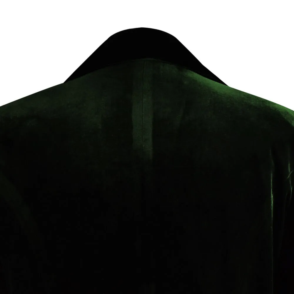 Doctor Who Eighth 8th Velvet Dark Green Coat Cosplay Costume Ideas