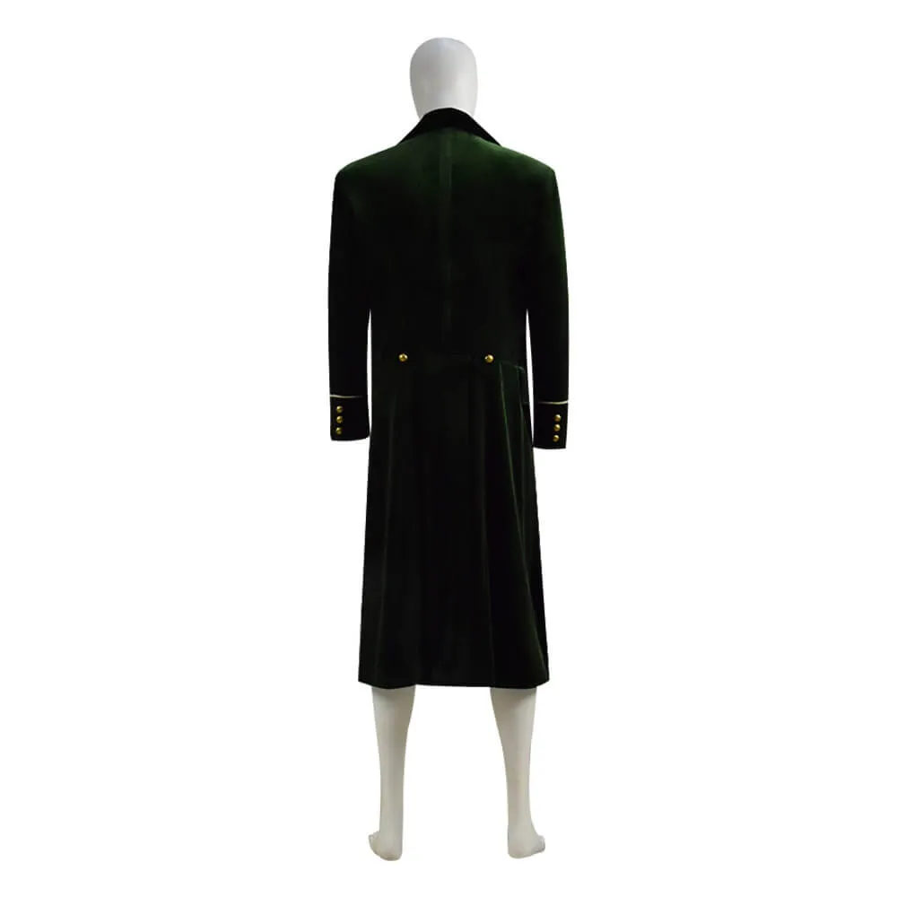 Doctor Who Eighth 8th Velvet Dark Green Coat Cosplay Costume Ideas