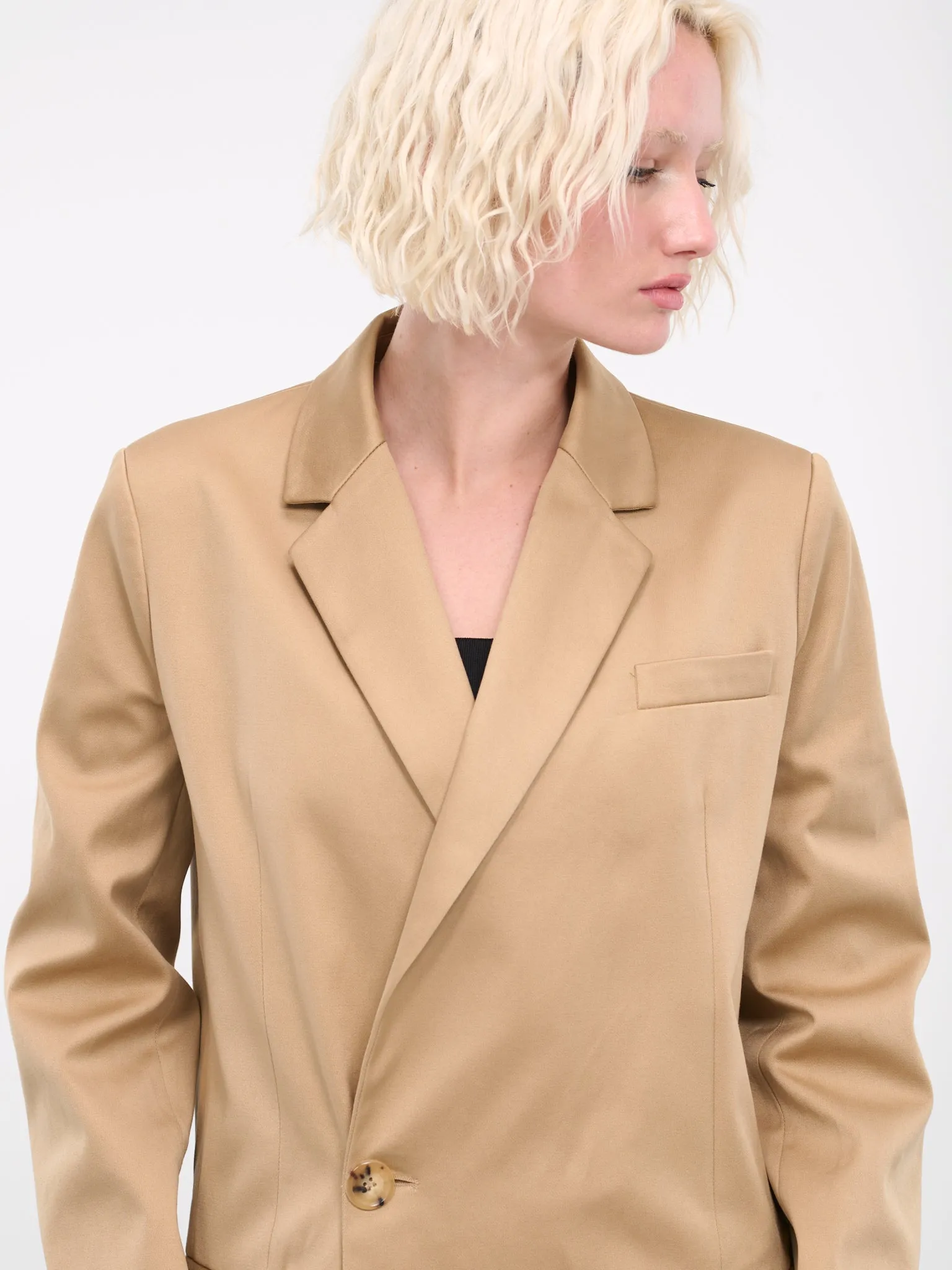 Double-Breasted Tailored Coat (CO0291-PG1469-132-BEIGE)