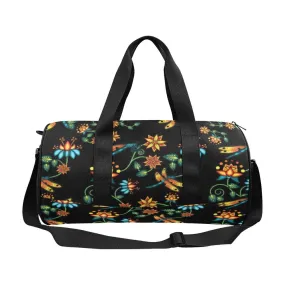 Dragon Lily Noir Duffle Bag