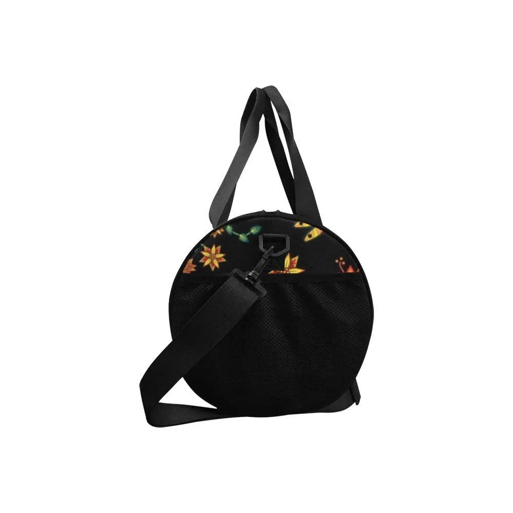 Dragon Lily Noir Duffle Bag