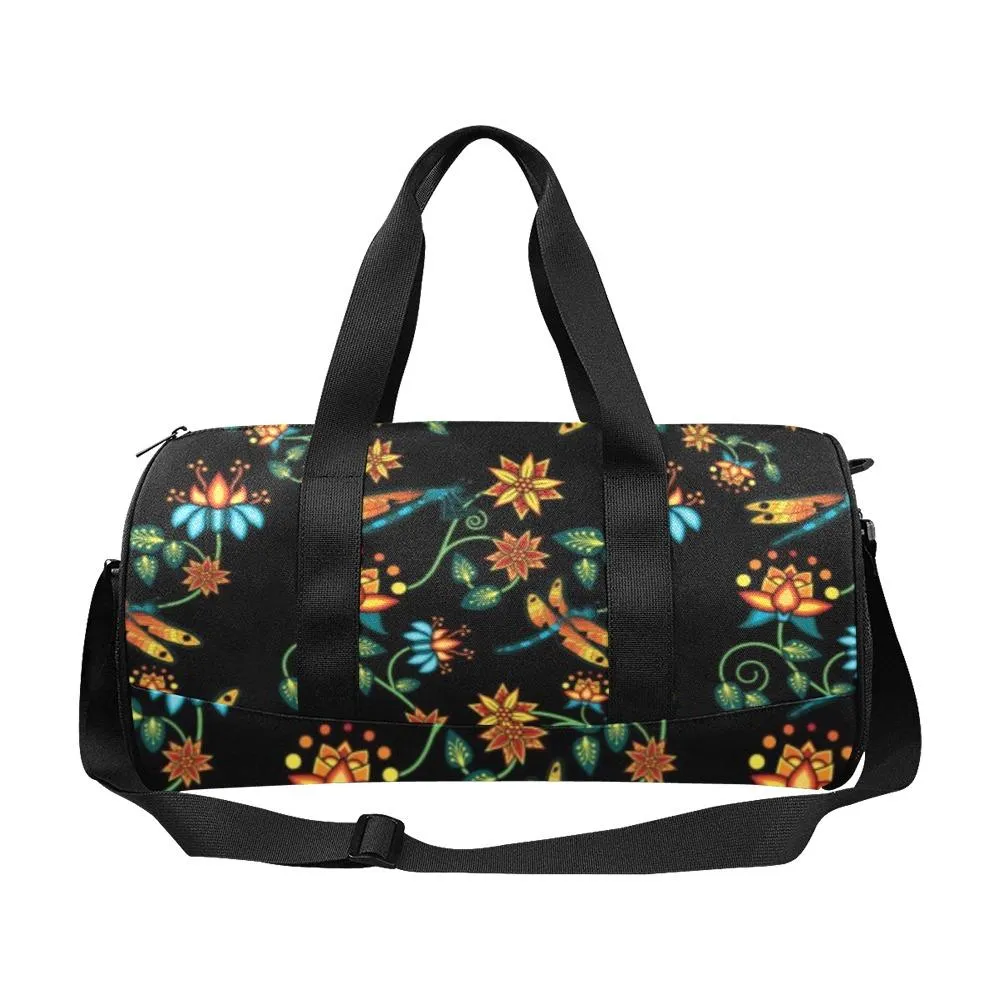 Dragon Lily Noir Duffle Bag