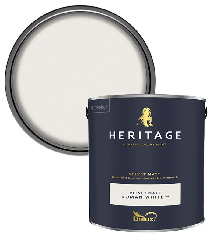 Dulux Heritage Velvet Matt Paint - 2.5 Litre