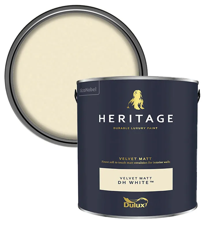 Dulux Heritage Velvet Matt Paint - 2.5 Litre