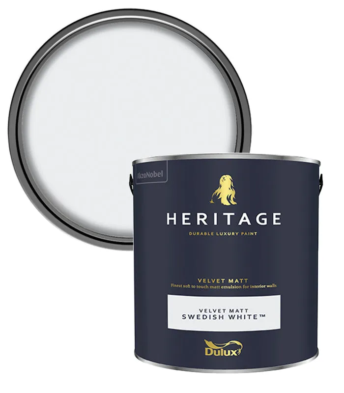 Dulux Heritage Velvet Matt Paint - 2.5 Litre