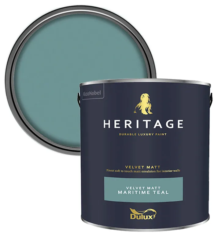 Dulux Heritage Velvet Matt Paint - 2.5 Litre