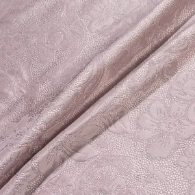 Dusty Pink Floral Jacquard Brocade