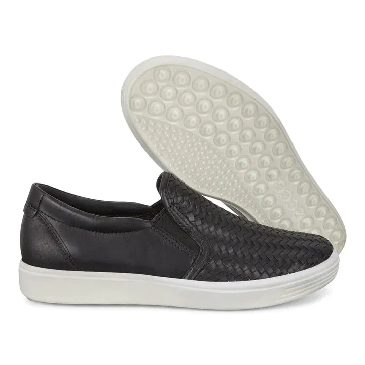 Ecco Women's Soft 7 Slip On Black