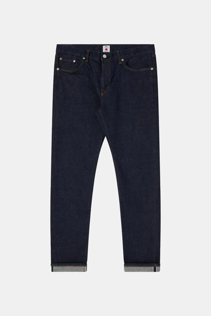 Edwin Regular Tapered Kaihara Blue Rinsed Jeans (Green & White Selvage)